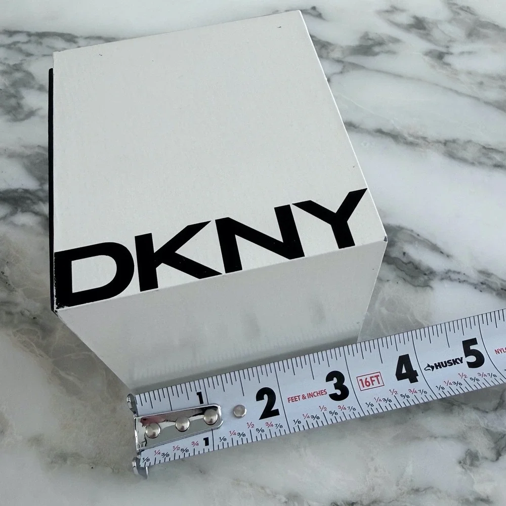 DKNY Watch Box White and Black Replacement Storage Case for Timepieces